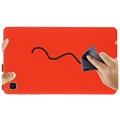 Samsung Galaxy Tab A7 Lite Liquid Silicone Cover - Rød