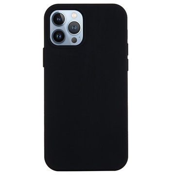 iPhone 14 Pro Liquid Silikone Cover - Sort