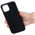 iPhone 14 Pro Liquid Silikone Cover - Sort