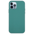 iPhone 14 Pro Liquid Silikone Cover - Mørkegrøn