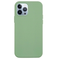 iPhone 14 Pro Liquid Silikone Cover - Grøn
