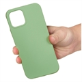 iPhone 14 Pro Liquid Silikone Cover - Grøn