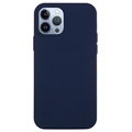 iPhone 14 Pro Liquid Silikone Cover - Midnatsblå