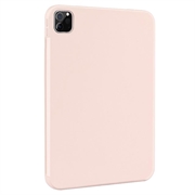 iPad Air 13 (2024)/iPad Pro 12.9 2018/2020/2021/2022 Liquid Silikone Cover med Strop - Pink