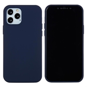iPhone 12 Pro Max Liquid Silicone Cover - Navy Blå