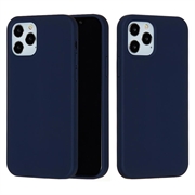 iPhone 12 Pro Max Liquid Silicone Cover - Navy Blå