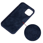 iPhone 12 Pro Max Liquid Silicone Cover - Navy Blå