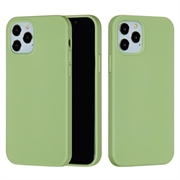 iPhone 12 Pro Max Liquid Silicone Cover - Lysegrøn