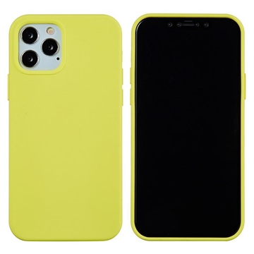 iPhone 12 Pro Max Liquid Silicone Cover - Gul