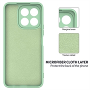 Honor X6c Flydende silikone cover med håndrem - grøn