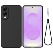 Samsung Galaxy S25 Edge Flydende silikone cover med håndrem