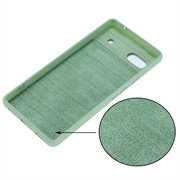 Google Pixel 6a Liquid Silikone Cover - Grøn