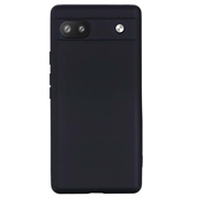 Google Pixel 6a Liquid Silikone Cover - Sort