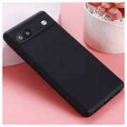 Google Pixel 6a Liquid Silikone Cover - Sort