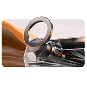 Lisen MagSafe-kompatibel magnetisk bilholder - sort