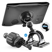 Lisen MagSafe-kompatibel magnetisk bilholder - sort