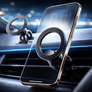 Lisen MagSafe-kompatibel magnetisk bilholder - sort