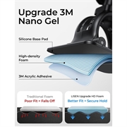 Lisen MagSafe-kompatibel magnetisk bilholder - sort