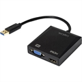 LogiLink UA0234 USB / VGA / HDMI Adapter - Sort