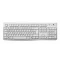 Logitech K120 Keyboard / Tastatur - DE Layout - Hvid