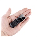 Long-CZ J9 Mini Fliptelefon - GSM, Bluetooth - Sort