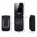 Long-CZ J9 Mini Fliptelefon - GSM, Bluetooth - Sort