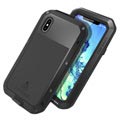 Love Mei Powerful iPhone X / iPhone XS Stødabsorberende Cover - Sort