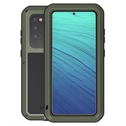 Samsung Galaxy S20 Love Mei Powerful Hybrid Cover - Army Grøn