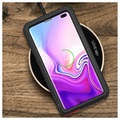 Love Mei Powerful Samsung Galaxy S10+ Hybrid Cover - Gul