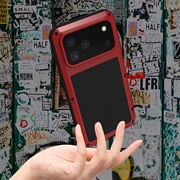 iPhone 17 Pro Max Love Mei Powerful Hybrid Cover - Rød