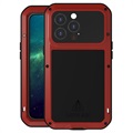 Love Mei Powerful iPhone 13 Pro Hybrid Cover - Rød