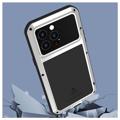 Love Mei Powerful iPhone 14 Pro Max Hybrid Cover - Hvid