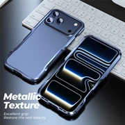 iPhone 17 Pro Max Luphie Safe Lock Metalkofanger - Mørkeblå