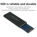 M.2 SSD-harddiskholder med USB 3.0 - Sort
