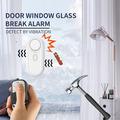 M001 Trådløs dør-/vinduesalarm - sabotagesikker sikkerhedssensor med høj decibel