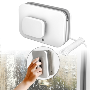 M0310 Magnetisk dobbeltsidet vinduespudser - Glastykkelse: 3-10mm