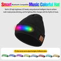 M1-BTD4 LED Beanie Hue med Bluetooth 5.4 og stereohøjttalere