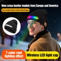 M1-BTD4 LED Beanie Hue med Bluetooth 5.4 og stereohøjttalere - Blå