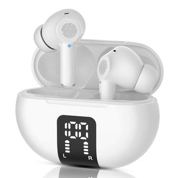 M10 Høretelefoner med oversættelse til flere sprog Trådløs Bluetooth Smart Voice Translator Headset - Hvid