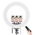 M22S 22" dæmpbart LED-ringlyssæt med fjernbetjening til selfie makeup YouTube Facebook Live