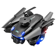 M2S foldbar drone med dobbeltkamera og optisk flow-positionering - sort