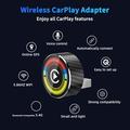 M47 trådløs CarPlay- og Android Auto-adapter - sort