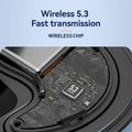 M51 Mini trådløse øretelefoner til dem, der sover på siden - Sort