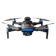 M6 børsteløs foldbar drone med to kameraer og forhindringsstyring - sort