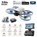 M6S foldbar drone med dobbelt kamera og 4.3" skærmfjernbetjening