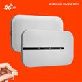 M8 150 Mbps 4G LTE bærbar WiFi-router - hvid