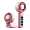 M814 Sammenklappelig TEC-køleventilator med dynamisk display - 3000mAh - lyserød