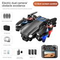 M9 børsteløs motor FPV-drone med to HD-kameraer, forhindring af forhindringer - sort