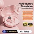 M95 Sportsøretelefoner med 144-sprogs AI-oversætter - Pink