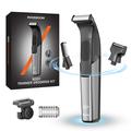 MAXGROOM JK-319 vandtæt multifunktionel trimmer med udskiftelige skærehoveder